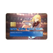 Load image into Gallery viewer, Kaori Miyazono Credit Card Skins (4-in-1 Pack)