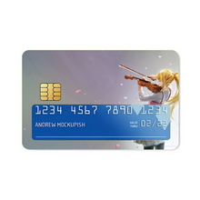Load image into Gallery viewer, Kaori Miyazono Credit Card Skins (4-in-1 Pack)