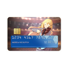 Load image into Gallery viewer, Kaori Miyazono Credit Card Skins (4-in-1 Pack)