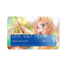 Load image into Gallery viewer, Kaori Miyazono Credit Card Skins (4-in-1 Pack)