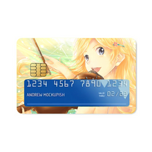 Load image into Gallery viewer, Kaori Miyazono Credit Card Skins (4-in-1 Pack)