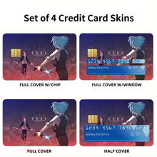 Load image into Gallery viewer, Karma Akabane VS Nagisa Shiota fight Credit Card Skins (4-in-1 Pack)