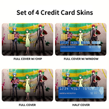 Load image into Gallery viewer, Karma,Nagisa and Kaede Credit Card Skins (4-in-1 Pack)
