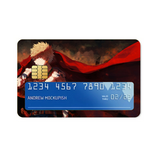 Load image into Gallery viewer, Katsuki Bakugo Credit Card Skins (4-in-1 Pack)