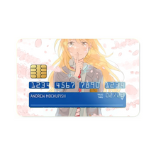 Load image into Gallery viewer, Kawori Miyazono Credit Card Skins (4-in-1 Pack)