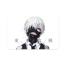 Load image into Gallery viewer, Ken Kaneki Mask Red Eyes White Hair and Short Hair Credit Card Skins (4-in-1 Pack)