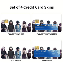 Load image into Gallery viewer, Ken Kaneki Transformation Credit Card Skins (4-in-1 Pack)