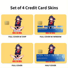 Load image into Gallery viewer, Kill La Kill Credit Card Skins (4-in-1 Pack)