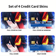 Load image into Gallery viewer, Kill La Kill Credit Card Skins (4-in-1 Pack)