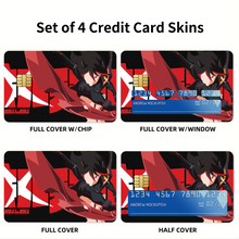 Load image into Gallery viewer, Kill la Kill Vector Credit Card Skins (4-in-1 Pack)