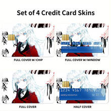 Load image into Gallery viewer, Kirari Momobami Credit Card Skins (4-in-1 Pack)