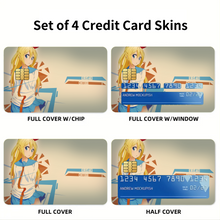 Load image into Gallery viewer, Kirisaki Chitoge Credit Card Skins (4-in-1 Pack)