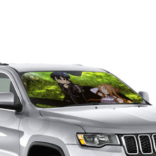 Load image into Gallery viewer, Kirito and Asuna Car Sunshade