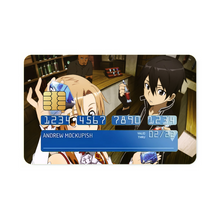 Load image into Gallery viewer, Kirito and Asuna Credit Card Skins (4-in-1 Pack)