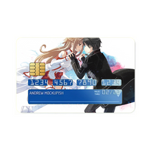 Load image into Gallery viewer, Kirito and Asuna Credit Card Skins (4-in-1 Pack)