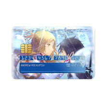 Load image into Gallery viewer, Kirito and Asuna Credit Card Skins (4-in-1 Pack)