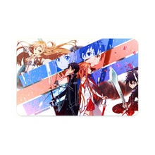 Load image into Gallery viewer, Kirito and Asuna Credit Card Skins (4-in-1 Pack)