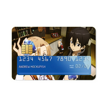 Load image into Gallery viewer, Kirito and Asuna Credit Card Skins (4-in-1 Pack)