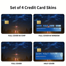 Load image into Gallery viewer, Kirito and Asuna's sword Credit Card Skins (4-in-1 Pack)