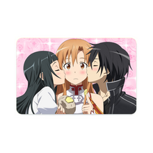 Load image into Gallery viewer, Kirito,Asuna and Yui Credit Card Skins (4-in-1 Pack)