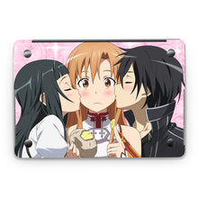 Load image into Gallery viewer, Kirito,Asuna and Yui  Macbook Skin