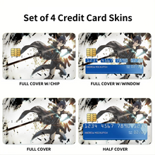 Load image into Gallery viewer, Kirito Credit Card Skins (4-in-1 Pack)