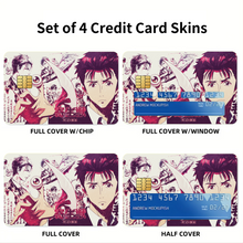 Load image into Gallery viewer, Kiseijuu sei no Kakuritsu Credit Card Skins (4-in-1 Pack)