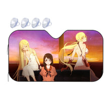 Load image into Gallery viewer, Kiss Shot and Hanekawa Car Sunshade