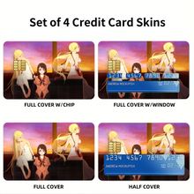 Load image into Gallery viewer, Kiss Shot and Hanekawa Credit Card Skins (4-in-1 Pack)