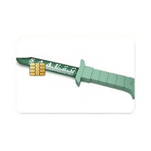 Load image into Gallery viewer, Knife (assassination classroom) Credit Card Skins (4-in-1 Pack)
