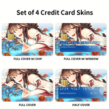 Load image into Gallery viewer, Kongou Credit Card Skins (4-in-1 Pack)