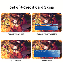 Load image into Gallery viewer, KonoSuba - God’s blessing on this wonderful world!! Credit Card Skins (4-in-1 Pack)