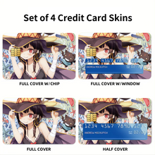 Load image into Gallery viewer, KonoSuba - God’s blessing on this wonderful world!! Credit Card Skins (4-in-1 Pack)