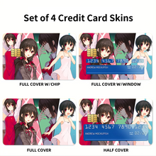 Load image into Gallery viewer, KonoSuba - God’s blessing on this wonderful world!! Credit Card Skins (4-in-1 Pack)