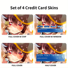 Load image into Gallery viewer, KonoSuba - God’s blessing on this wonderful world!! Credit Card Skins (4-in-1 Pack)