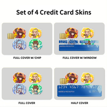 Load image into Gallery viewer, KonoSuba - God’s blessing on this wonderful world!! Credit Card Skins (4-in-1 Pack)