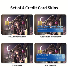 Load image into Gallery viewer, KonoSuba - God’s blessing on this wonderful world!! Credit Card Skins (4-in-1 Pack)