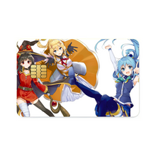 Load image into Gallery viewer, KonoSuba - God’s Blessing On This Wonderful World!! Credit Card Skins (4-in-1 Pack)