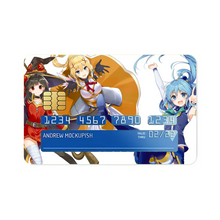 Load image into Gallery viewer, KonoSuba - God’s Blessing On This Wonderful World!! Credit Card Skins (4-in-1 Pack)