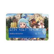 Load image into Gallery viewer, KonoSuba - God’s blessing on this wonderful world!! Credit Card Skins (4-in-1 Pack)