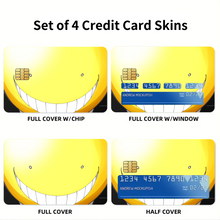 Load image into Gallery viewer, Koro-sensei Credit Card Skins (4-in-1 Pack)