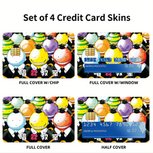 Load image into Gallery viewer, Koro-sensei Credit Card Skins (4-in-1 Pack)