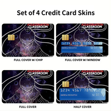 Load image into Gallery viewer, Koro-sensei Credit Card Skins (4-in-1 Pack)