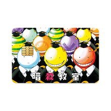 Load image into Gallery viewer, Koro-sensei Credit Card Skins (4-in-1 Pack)