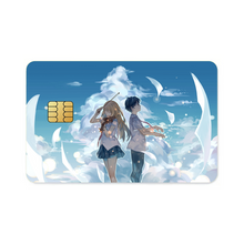 Load image into Gallery viewer, Kousei Arima and Kaori Miyazono Credit Card Skins (4-in-1 Pack)