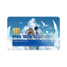 Load image into Gallery viewer, Kousei Arima and Kaori Miyazono Credit Card Skins (4-in-1 Pack)