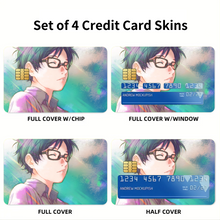 Load image into Gallery viewer, Kousei Arima Credit Card Skins (4-in-1 Pack)