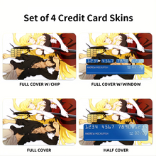 Load image into Gallery viewer, Koyomi and Kiss shot Credit Card Skins (4-in-1 Pack)