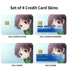 Load image into Gallery viewer, Kumin Tsuyuri Credit Card Skins (4-in-1 Pack)