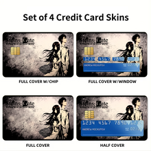 Load image into Gallery viewer, Kurisu and Okabe Credit Card Skins (4-in-1 Pack)